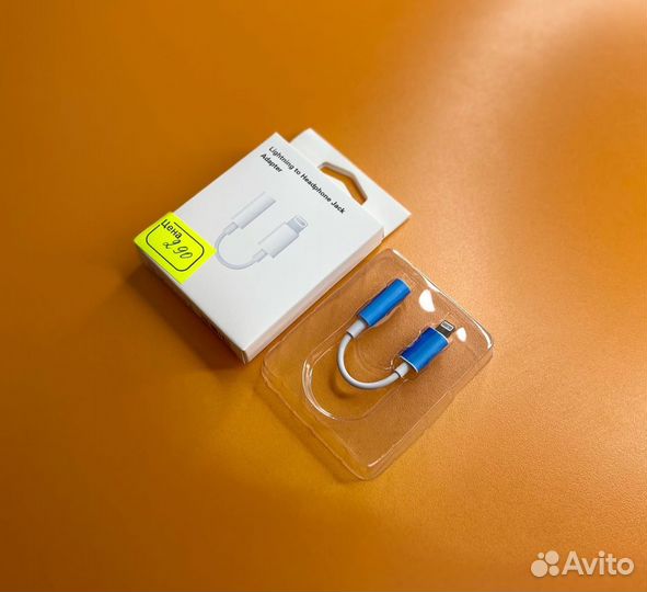 Переходник mini jack 3.5 (AUX) – Lightning