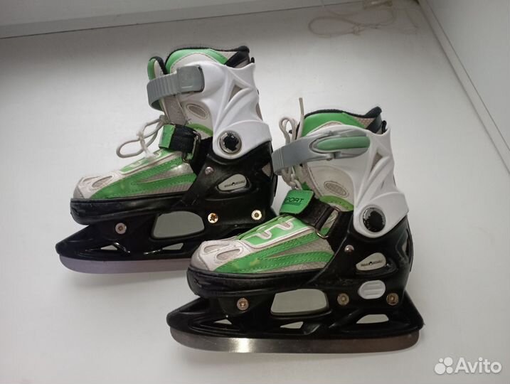 Коньки детские раздвижные 33 36