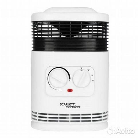 Тепловентилятор Scarlett SC-FH1.513MC, 1500Вт, бел