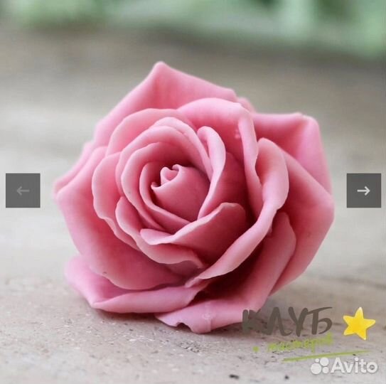 Силиконовая форма доя мыла пион, роза, ромашка