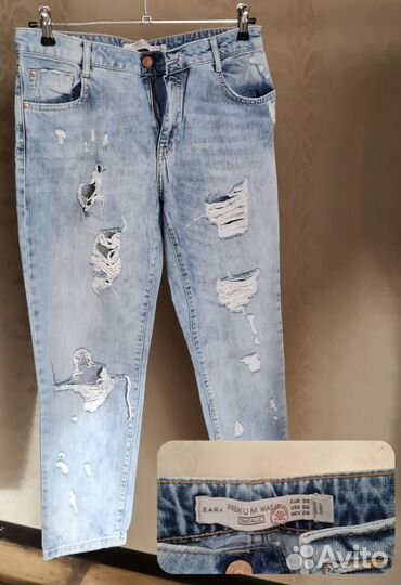 Джинсы zara 38