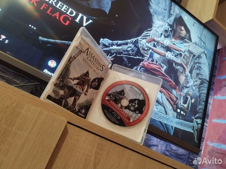 PS3 Assassin's Creed Black Flag чёрный флаг диск