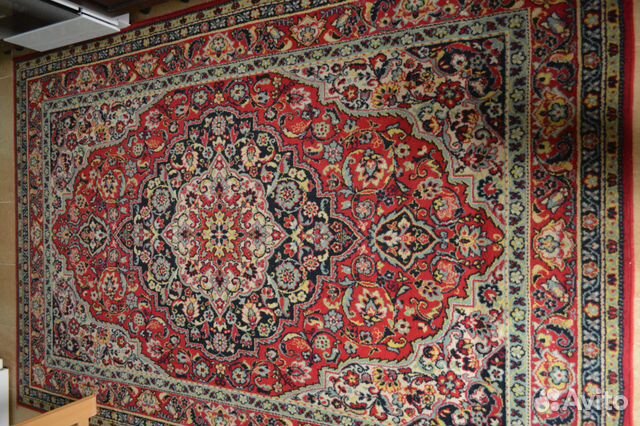 Винтажный ковёр из натуральной шерсти 250х170см
