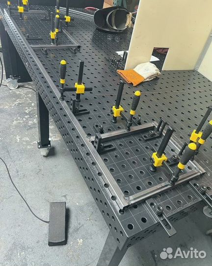 Сварочный 3Д стол 1500х3000х100 толщиной 6 мм