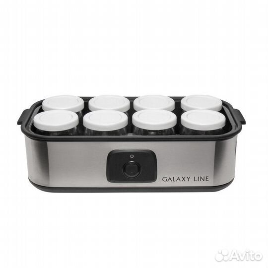 Йогуртница Galaxy line GL2697 серебристый черный