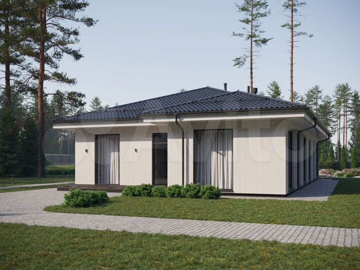 Коттедж 150 м² на участке 10 сот.