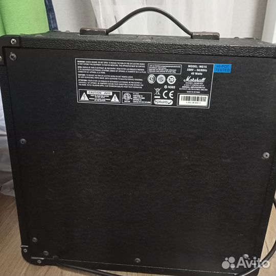Гитарный комбоусилитель marshall MG15 торг