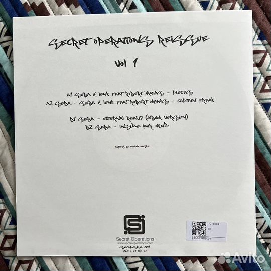 Seba – Secret Operations Reissue Vol. 1