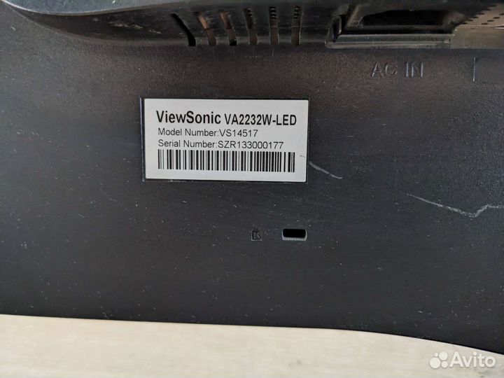 Монитор Viewsonic 22