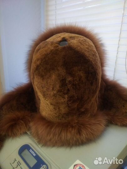 Шапка ушанка женская натуральный мех