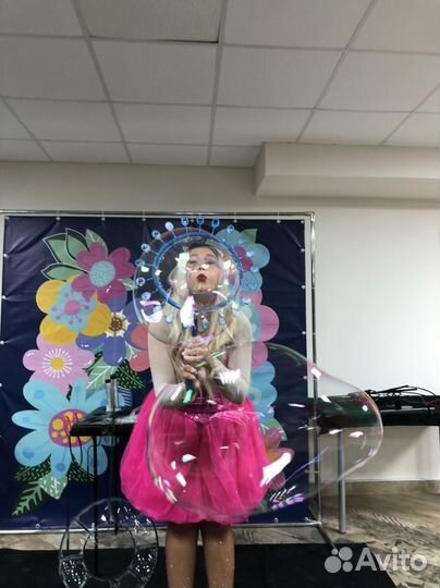 Шоу мыльных пузырей