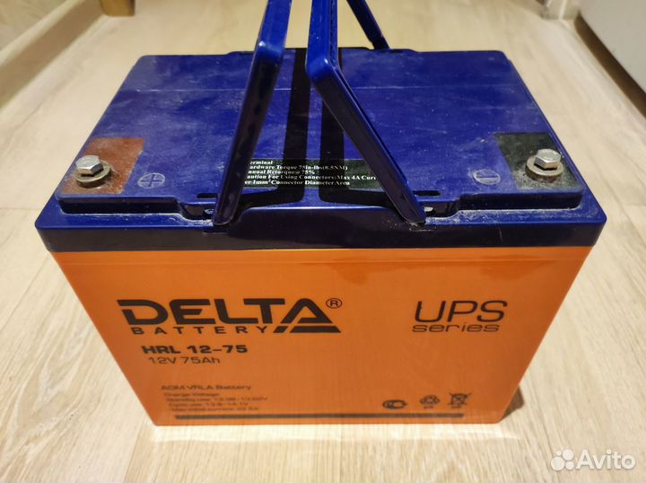 Аккумуляторная батарея Delta HRL 12-75