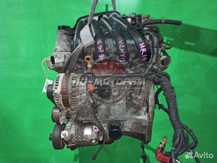 Двигатель HR16DE 1.6 Nissan AD Y12 Wagon из Японии