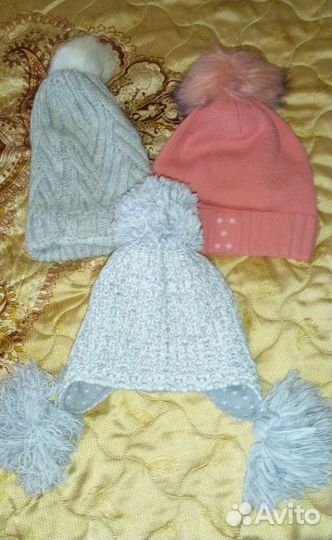 Шапка вязаная на подростка