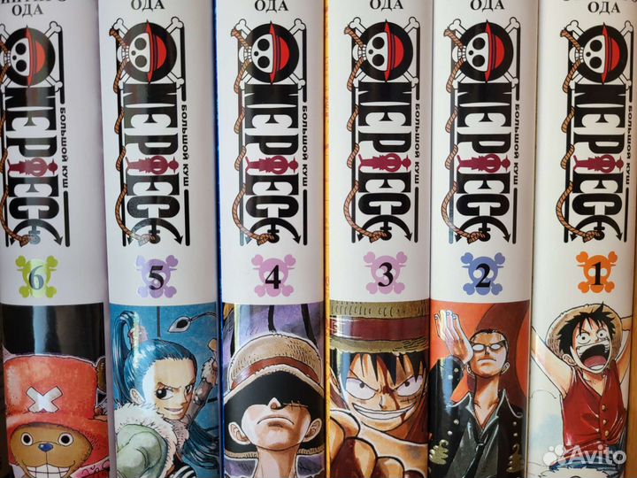 Манга One Piece 1-6 книги