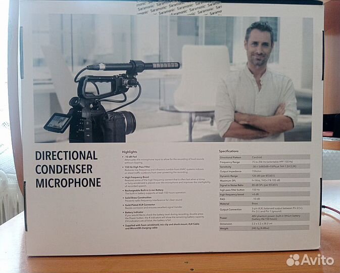 Новый накамерный микрофон-пушка