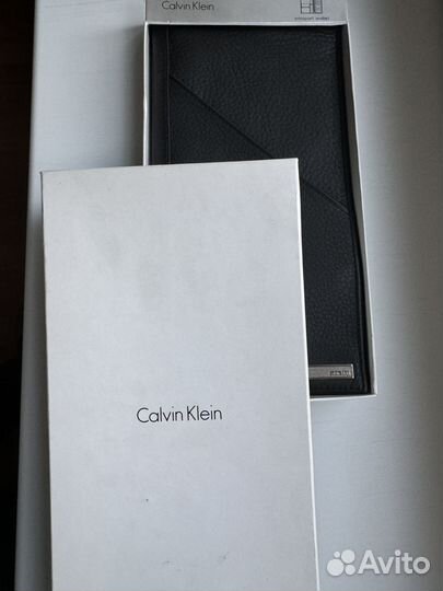 Calvin Klein Мужское кожаное портмоне