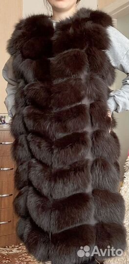 Жилетка меховая женская 42