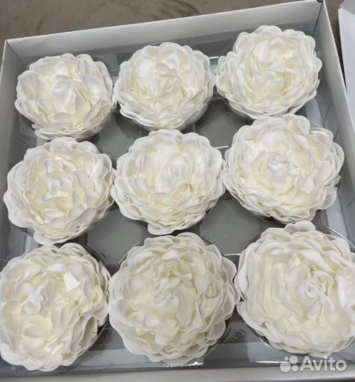 Мыльные розы, пионы, ромашки., упаковка