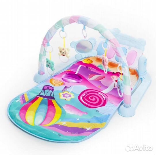Развивающий коврик с пианино новый