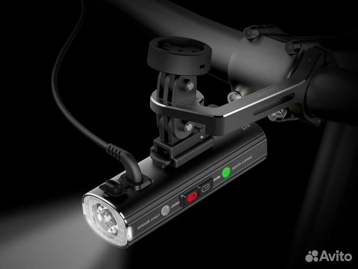 Велофара с задним габаритом Gaciron V20S-1000