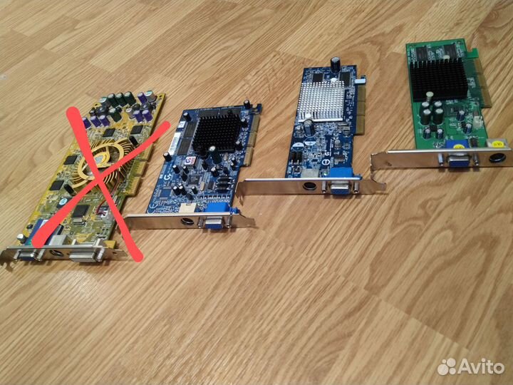Ретро видеокарты AGP, PCI, PCI-E