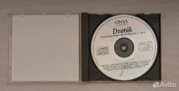 CD Дворжак – From The New World / Slavonic Dance