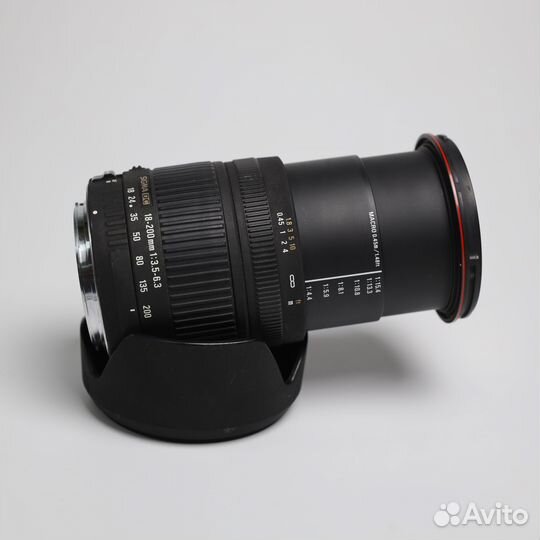 Объектив Sigma 18-200mm F3.5-6.3 DC Macro для Cano