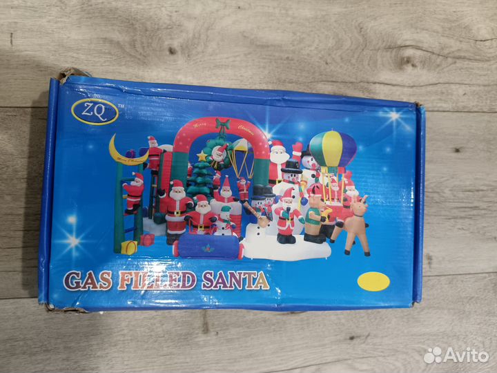 Надувной дед мороз