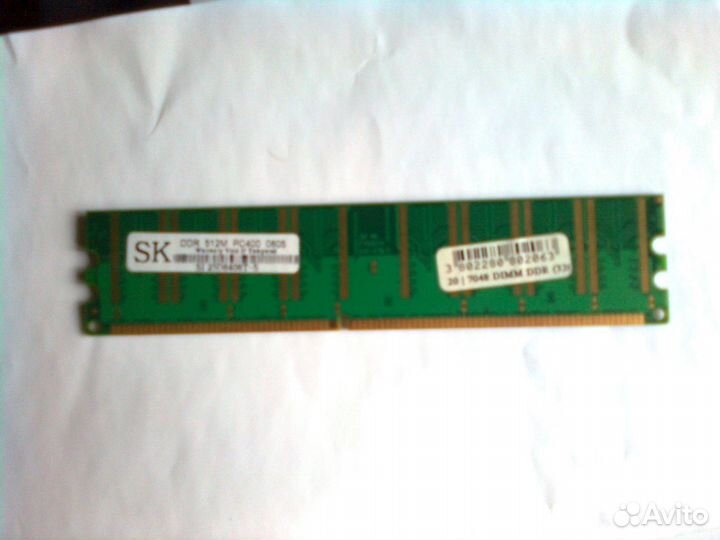 Память Samsung 512MB DDR PC400
