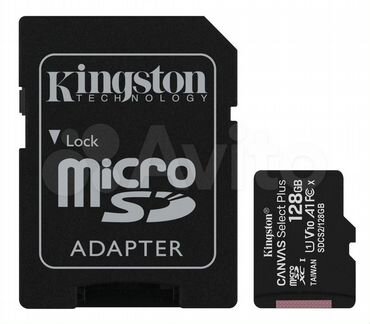 Карта памяти Kingston microsdxc 128GB Canvas Selec