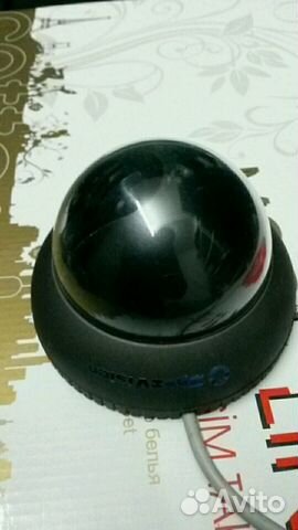 Видеокамера наблюдения купольная антивандальная