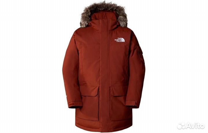 THE north face Quilted Jacket Men Brick Red (M)(51)