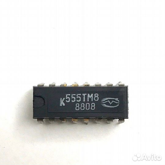 1 шт Микросхема К555TM8