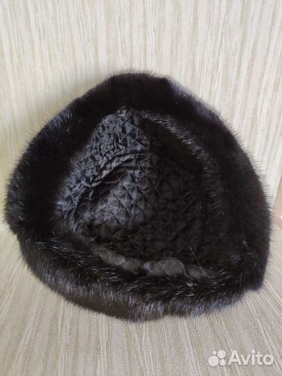 Норковая шапка, 56-58 размер