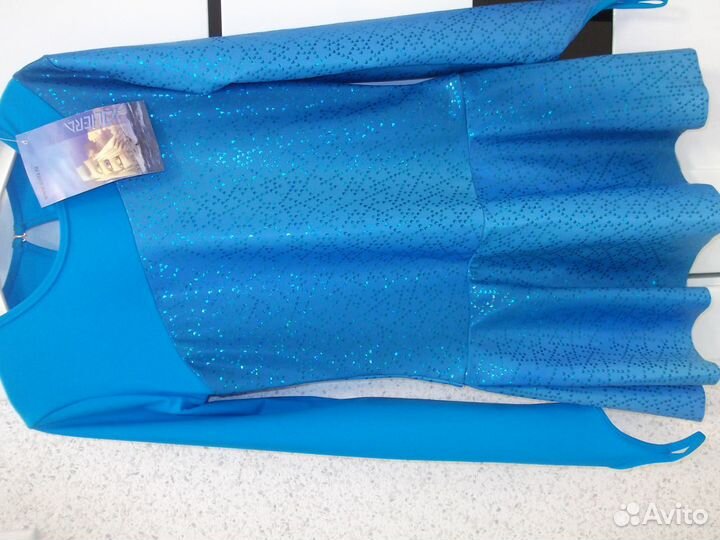 Новый купальник гимнастический с юбкой р.146