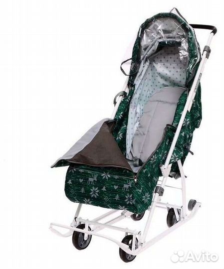 Детские санки коляска бу