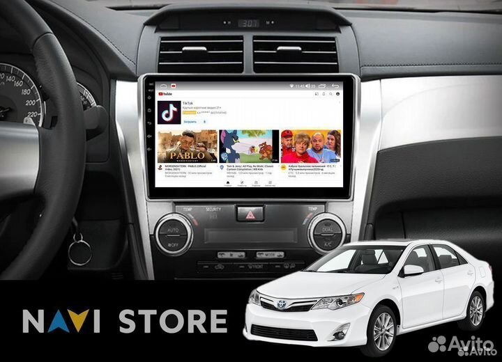 Магнитола Android Toyota Camry 50 11-14 4/64Gb+4G