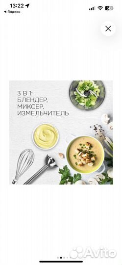 Блендер погружной redmond