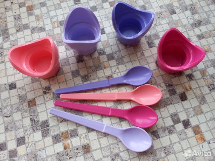 Подставка для яиц и ложки tupperware