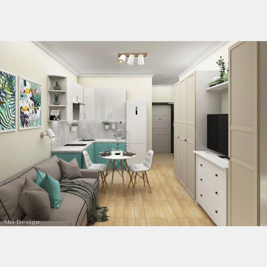 Квартира-студия, 23,6 м², 2/17 эт.