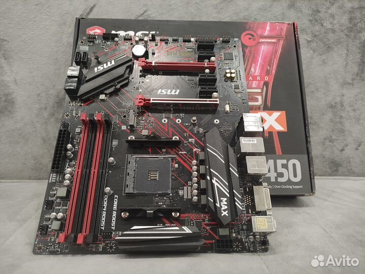 Материнские платы AM4 B450/550 MSI/GigaByte