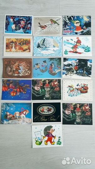 Открытки СССР с Новым годом
