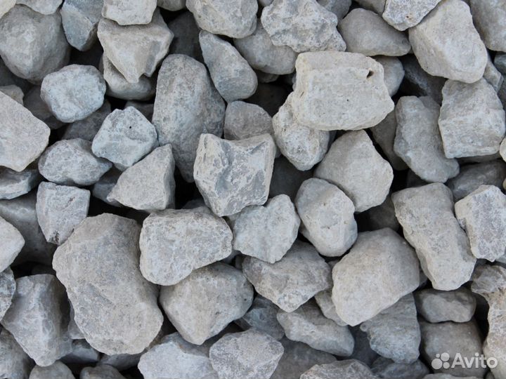 Щебень с доставкой (вторичный, известняк, гравий)