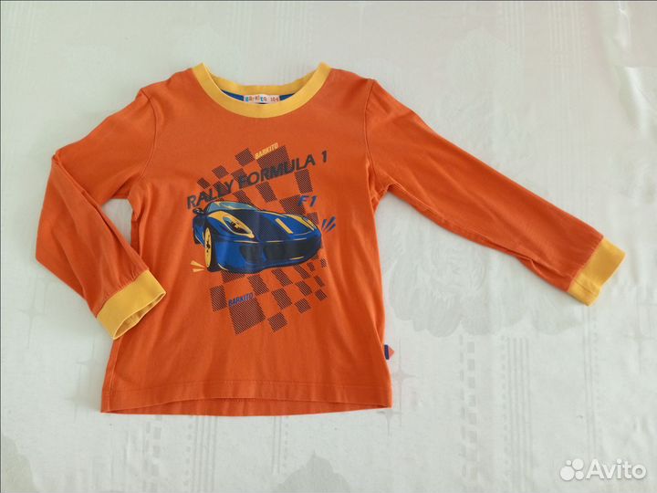 Джемпер с машиной для мальчика (рост 104 )