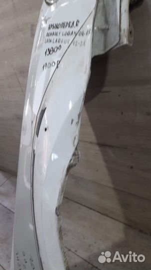 Крыло переднее правое Renault Logan 1 С 2004 По