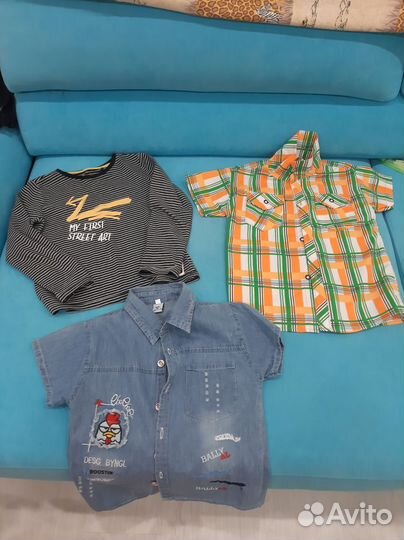Детские вещи пакетом на мальчика 86 92
