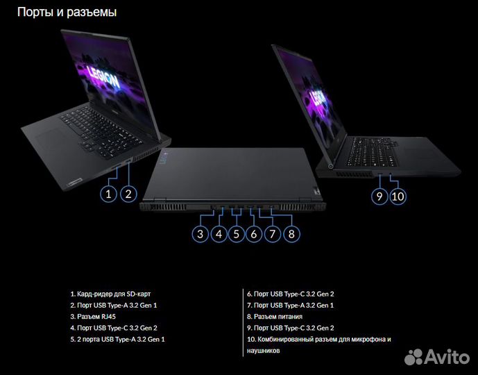 Lenovo legion RTX 3070 ноутбук Ryzen 7 5800H GeFor