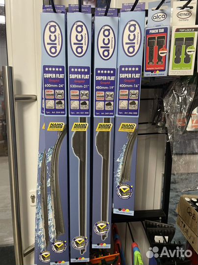 Щетки стеклоочистителя Alca, Heyner