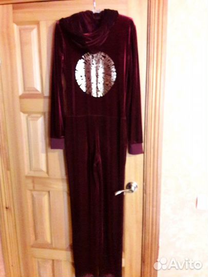 Бархатный комбинезон